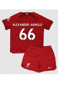 Liverpool Alexander-Arnold #66 Babyklær Hjemme Fotballdrakt til barn 2022-23 Korte ermer (+ Korte bukser)
